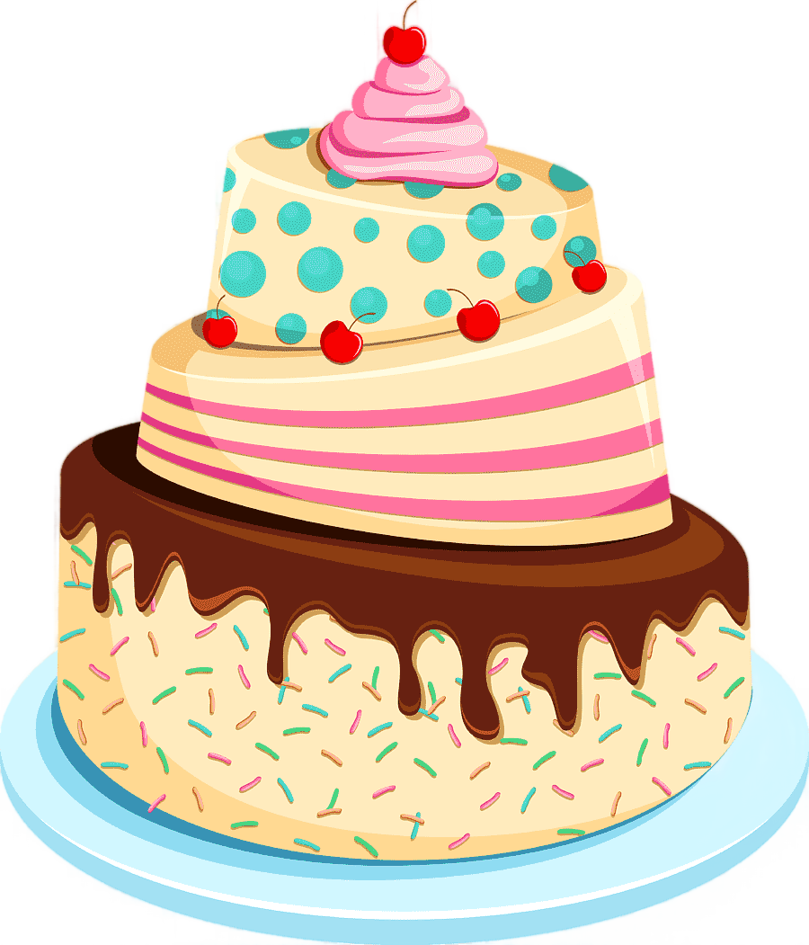png clipart cartoon painting layer cake cartoon cake