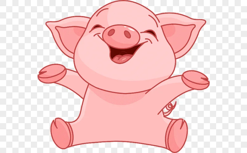 png clipart cartoon pig pink pig