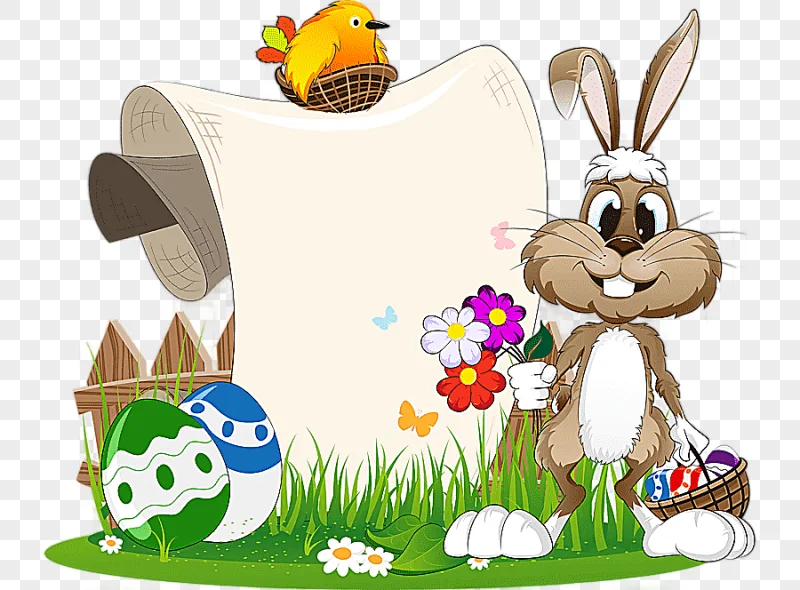 png clipart cartoon s of animals and plants cartoon rabbit