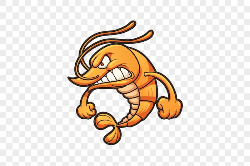 png clipart cartoon shrimp cartoon miscellaneous carnivoran