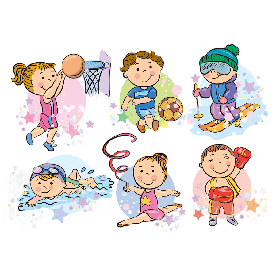 png clipart cartoon sport sport kids child text