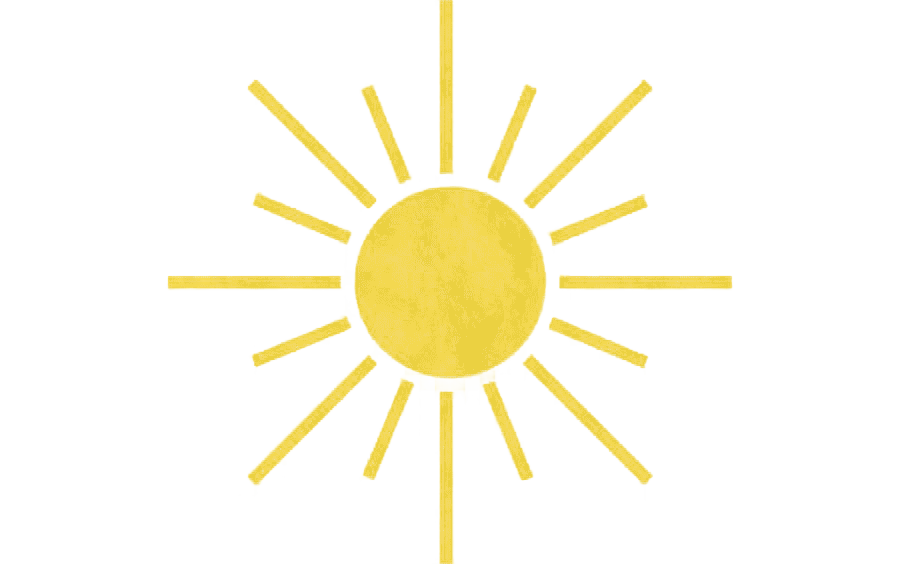 png clipart cartoon sun golden sun the little sun