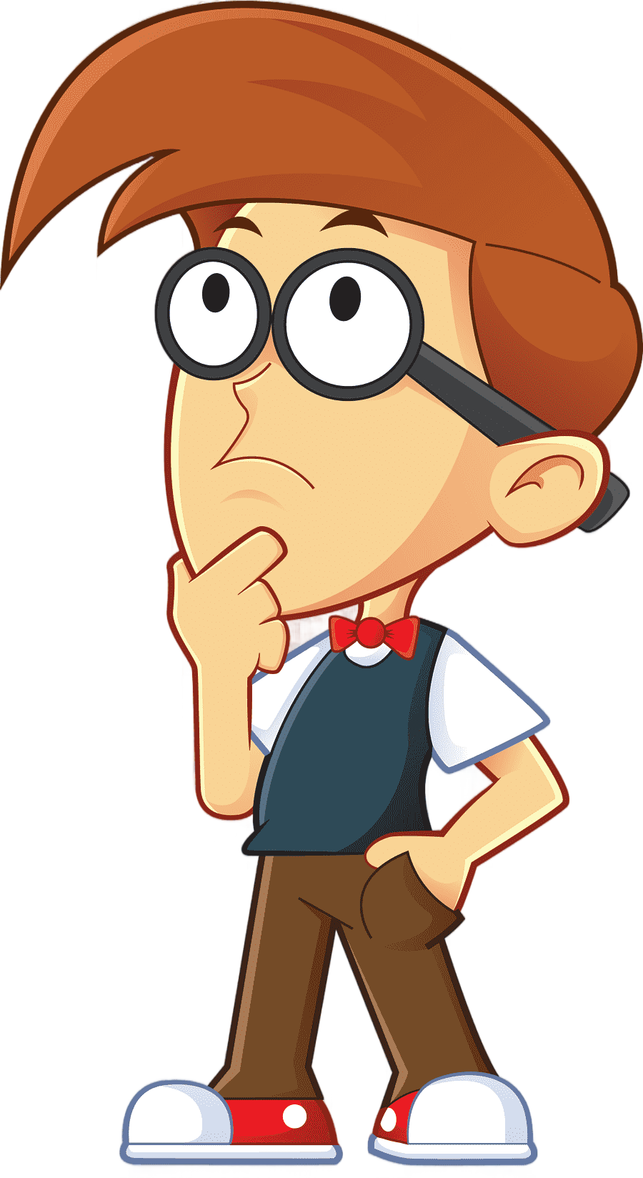 png clipart cartoon thought thinking man hand people