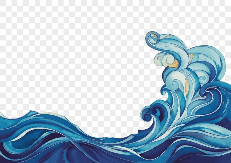 png clipart cartoon wave cartoon waves cartoon character blue