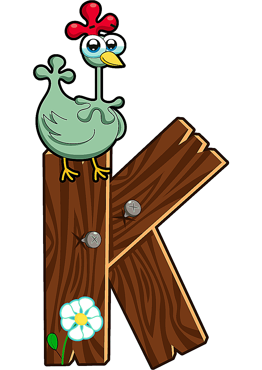 png clipart cartoon wood animal letter k cartoon letters solid wood letters