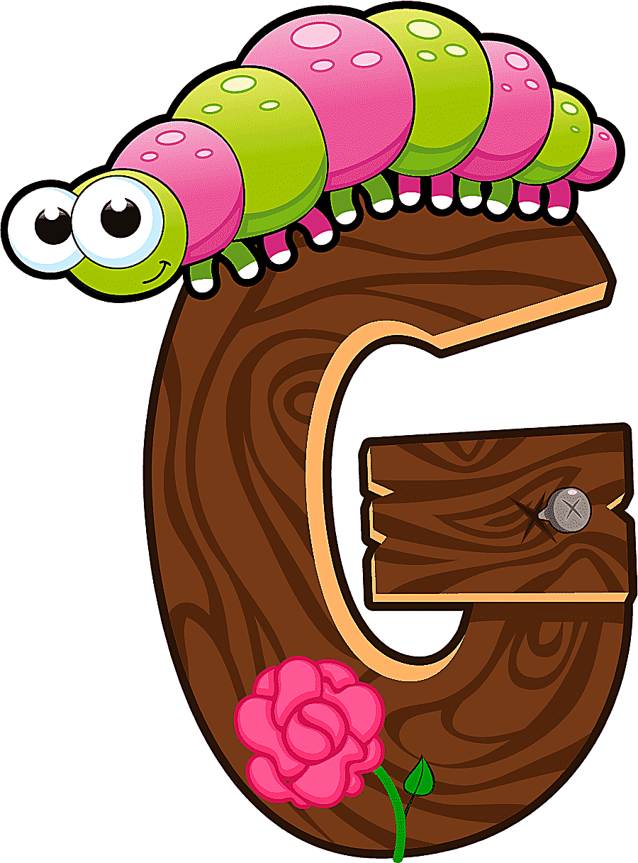 png clipart cartoon wooden animals letter g cartoon letters solid wood letters