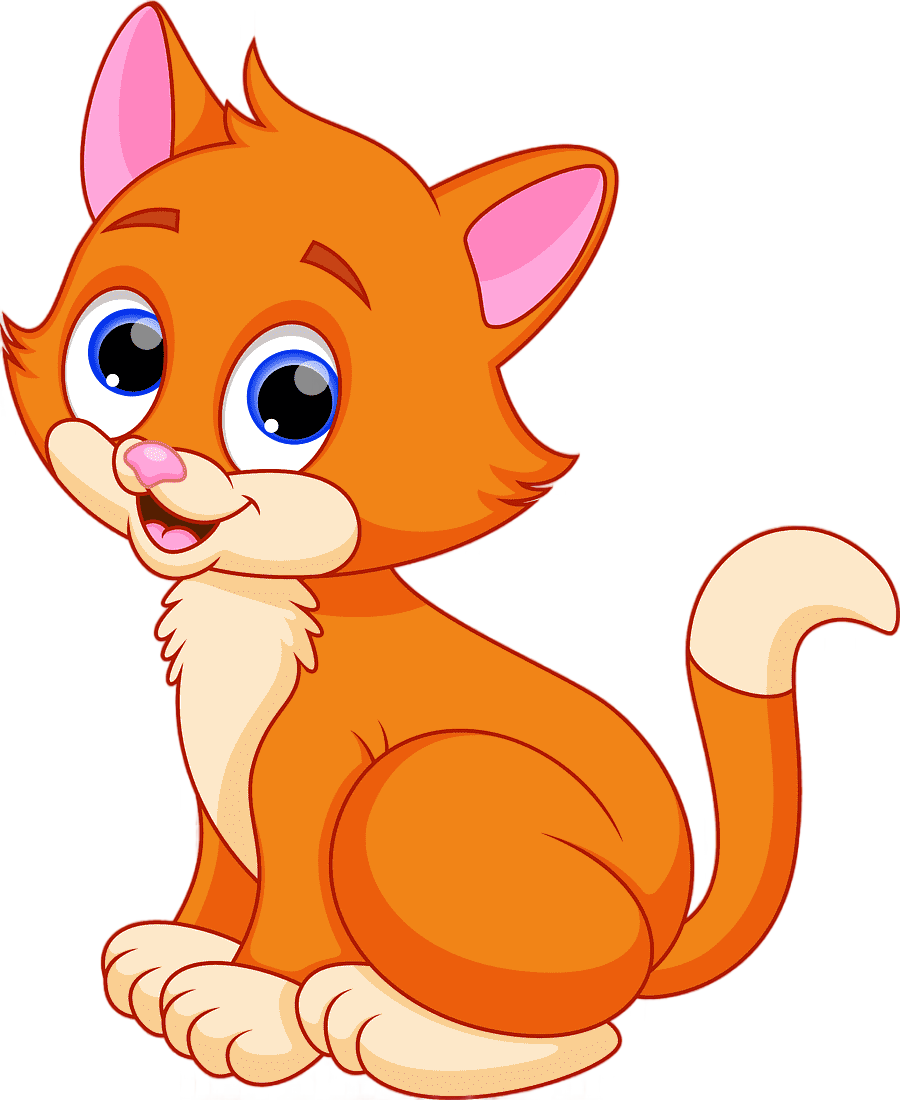 png clipart cat kitten cartoon skunk mammal animals