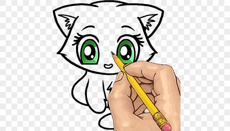 png clipart cat kitten drawing cuteness sketch cat face animals