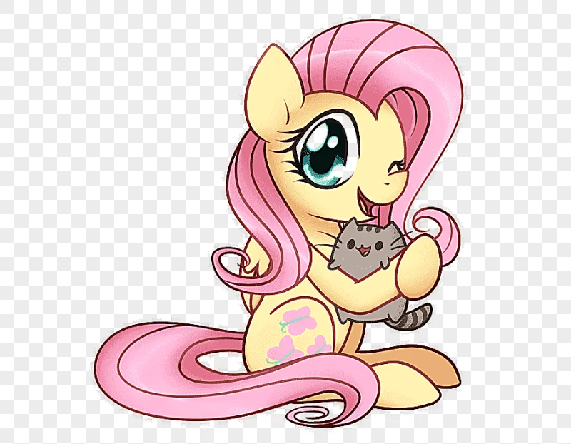 png clipart cat pony fluttershy pusheen happy feet mammal animals