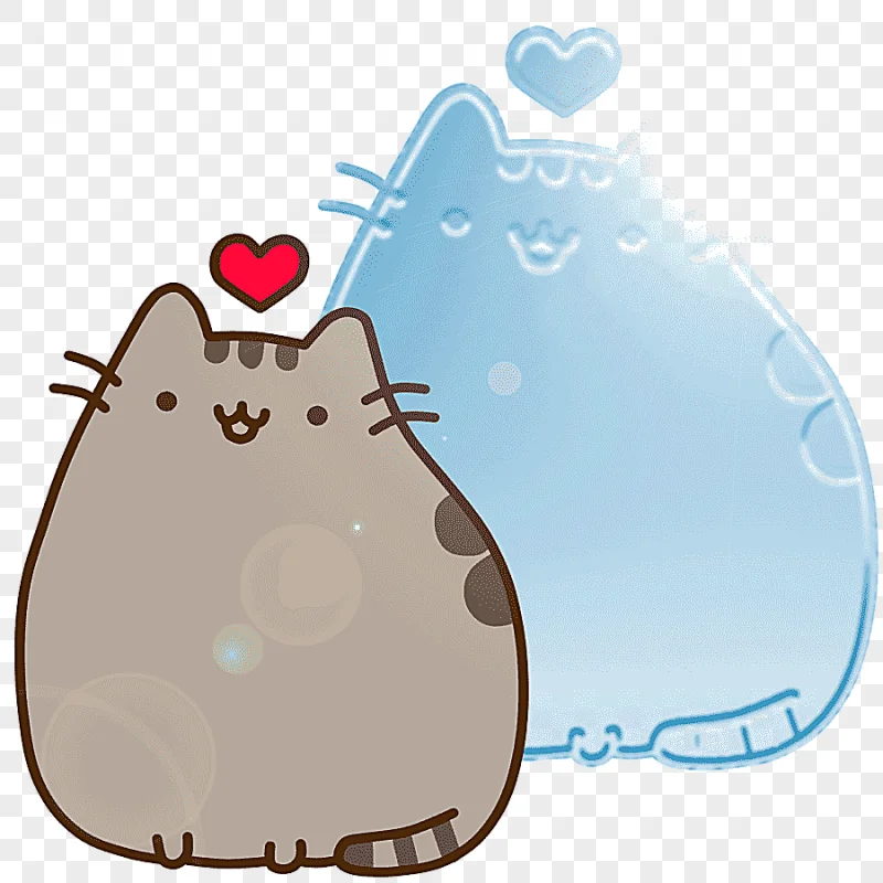 png clipart cat pusheen telegram we heart it love cats comics mammal