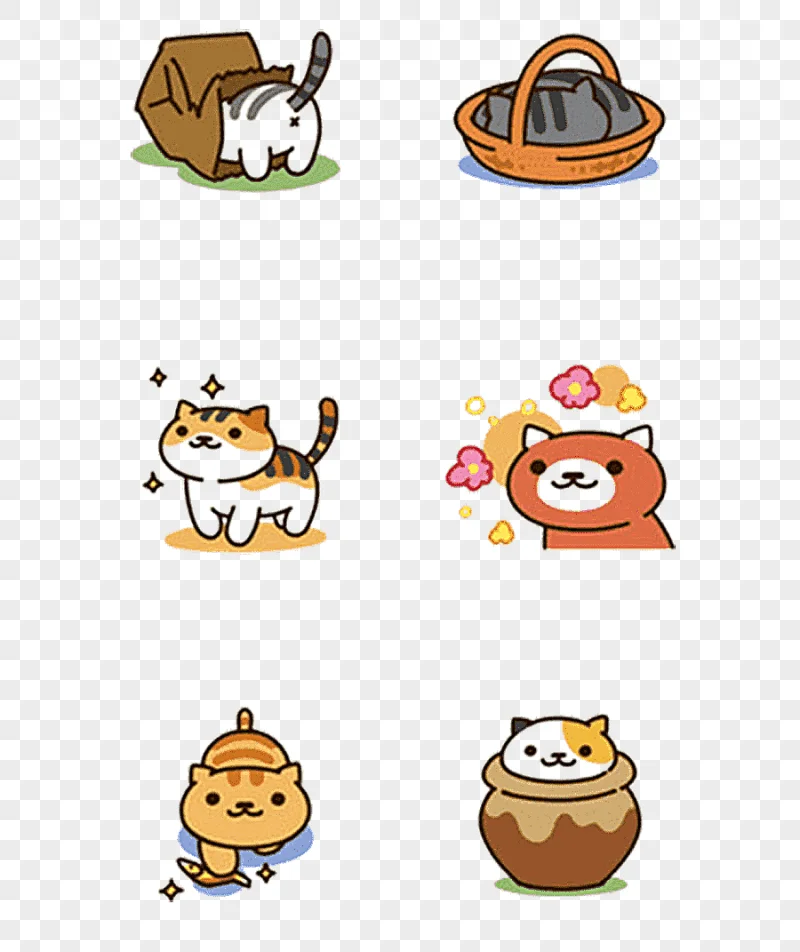 png clipart cat sticker line pusheen game cartoon cat cartoon character food