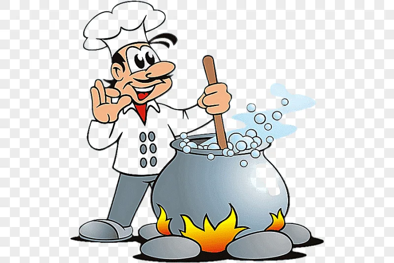 png clipart chef cook cartoon drawing animation food hand