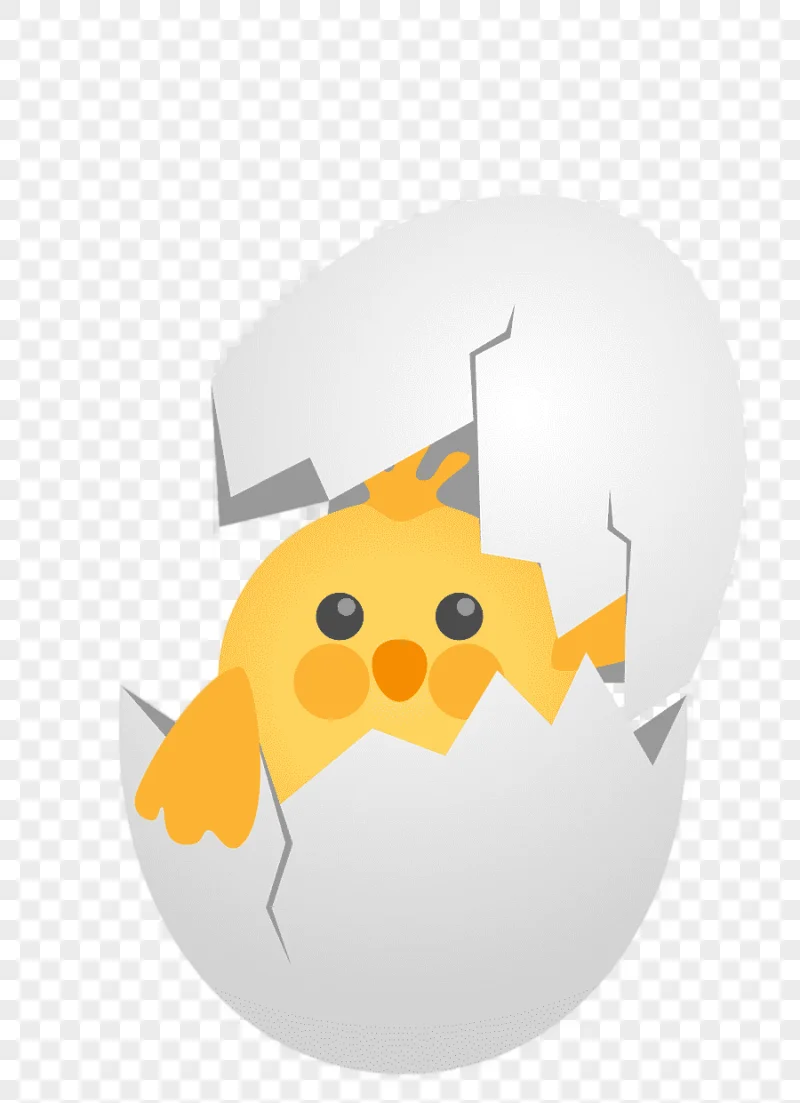 png clipart chicken cartoon eggshell yellow easter broken shell bubble chicken holidays br