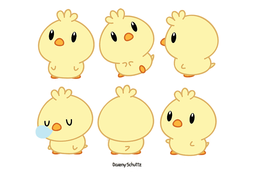 png clipart chicken chibi drawing chicks food animals