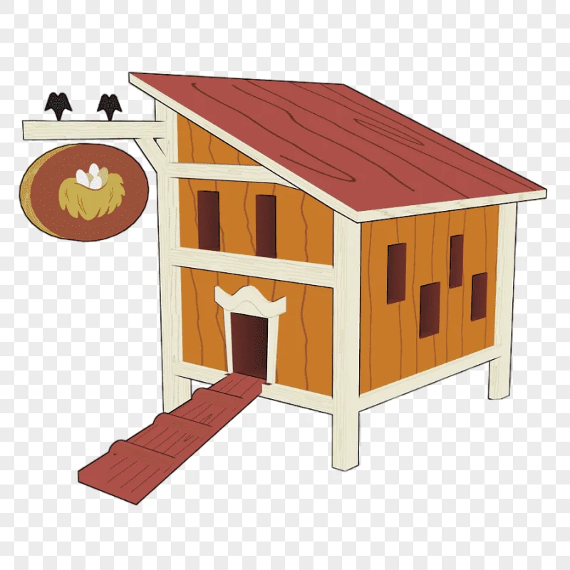 png clipart chicken coop paper farm cartoon chicken house cartoon character angle