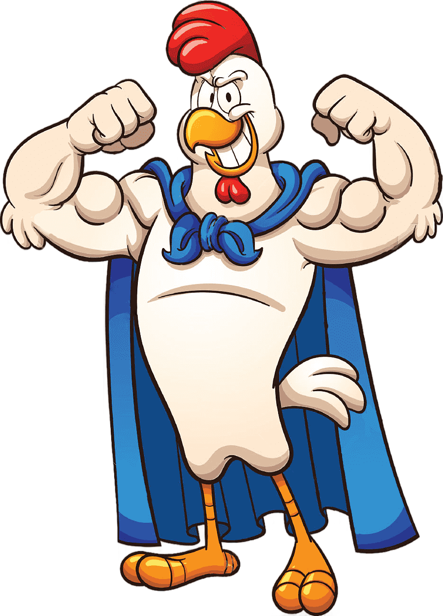 png clipart chicken strong animals hand