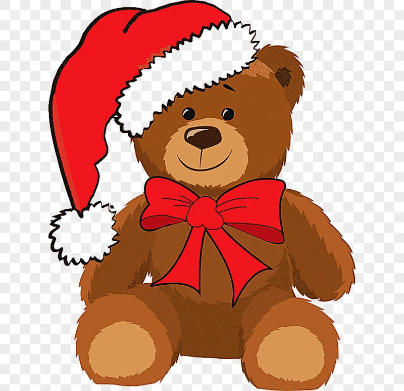 png clipart christmas bears santa claus christmas bear s carnivoran fictional character