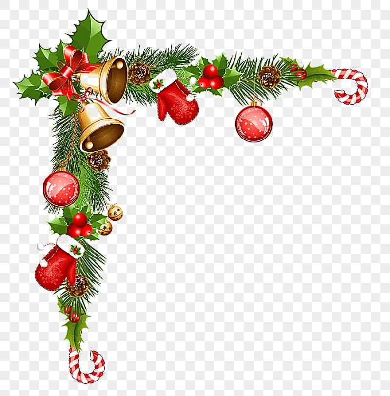 png clipart christmas cane and ings border christmas ornament santa claus christmas decora