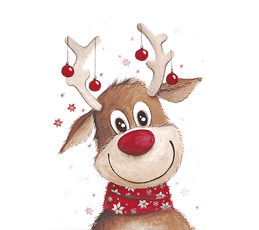 png clipart christmas deer elk red bell