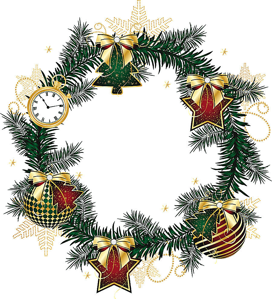png clipart christmas garland kerstkrans santa claus wreath holidays decor
