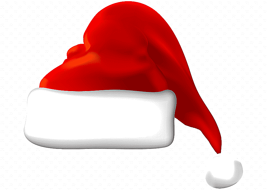 png clipart christmas hats red and white santa hat