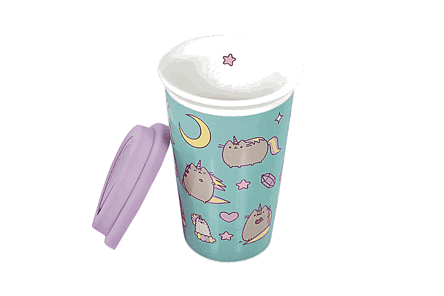 png clipart coffee cup pusheen mug ceramic mug lid cartoon