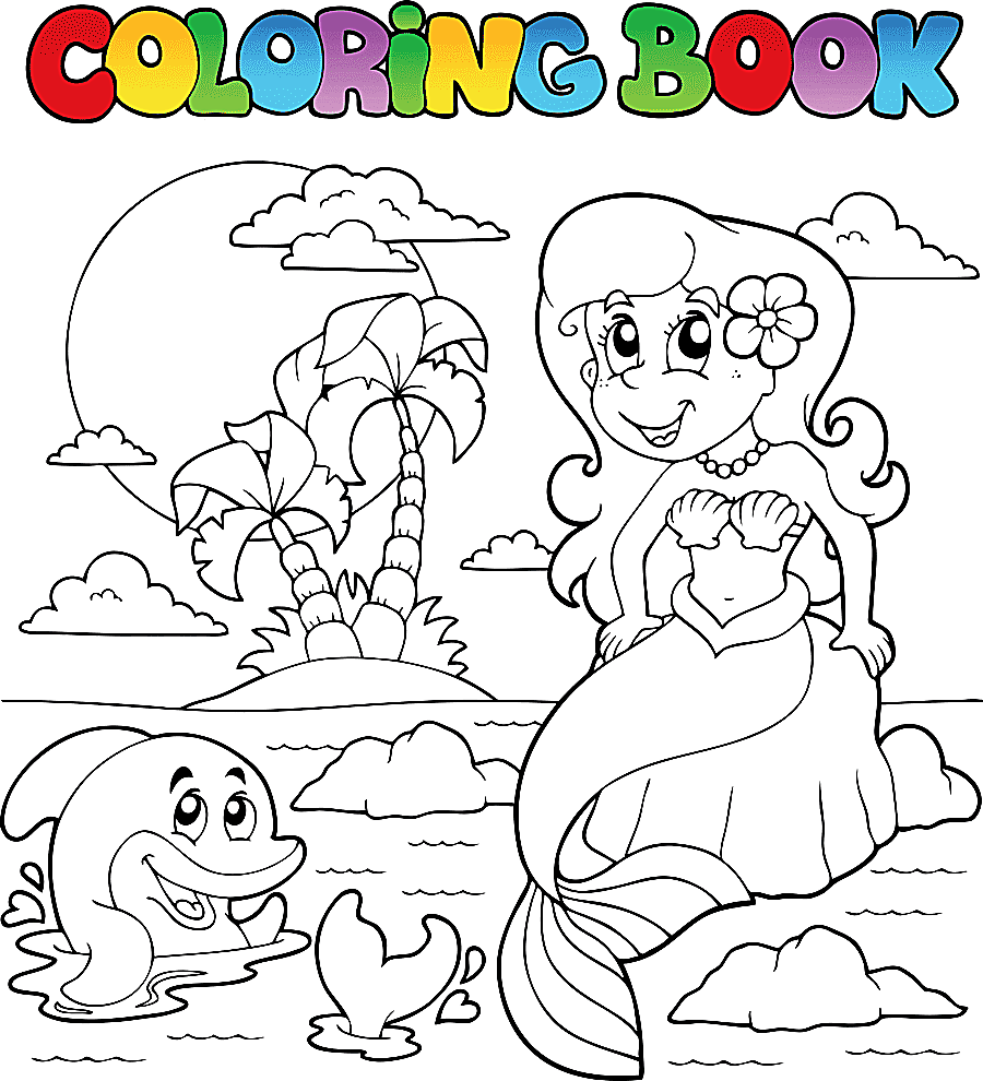 png clipart coloring picture sea world template