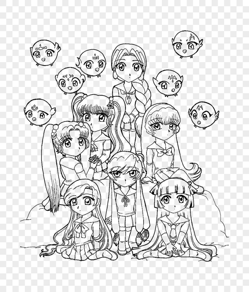 png clipart colouring pages coloring book kawaii child child angle white