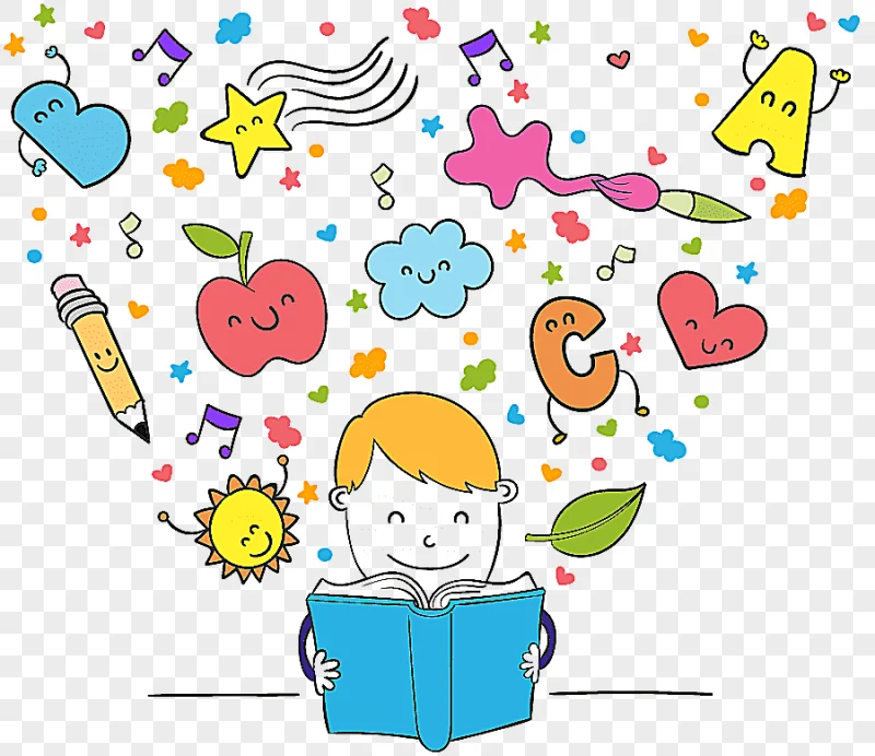 png clipart comics reading cartoon comic book animation child text