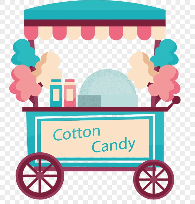 png clipart cotton candy cart cotton candy candy cane lollipop sweetness green cotton cand