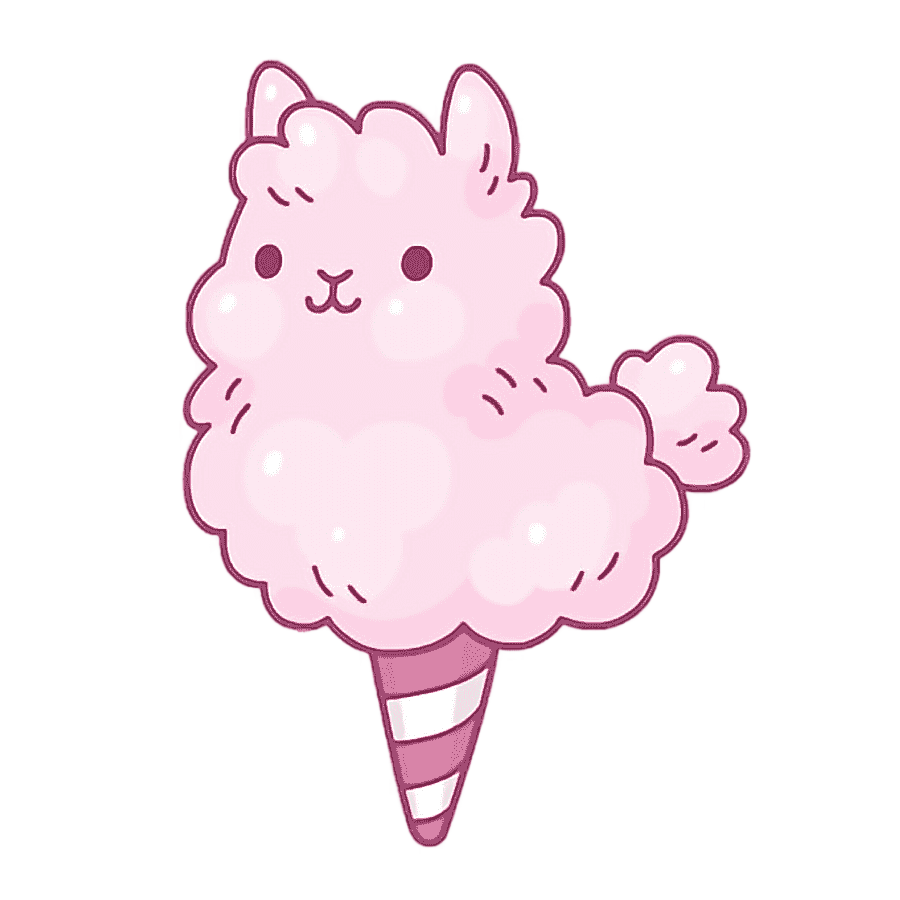 png clipart cotton candy llama graphics alpaca candy mammal food