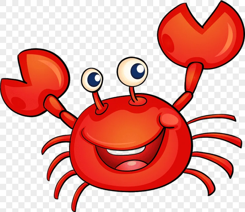 png clipart crab cartoon illustration crab cartoon cartoon character food