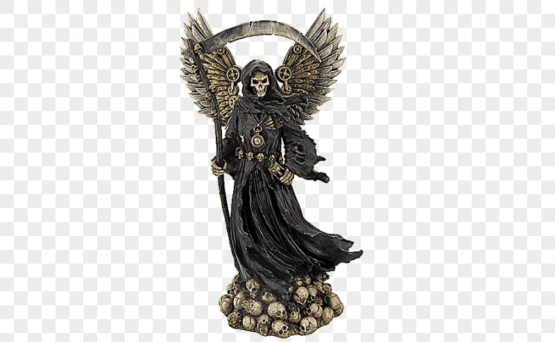 png clipart death santa muerte statue grim steampunk santa muerte human skull symbolism an
