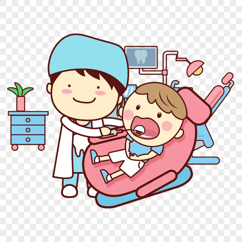 png clipart dental illustration dentistry tooth cartoon cartoon dentist cartoon character child