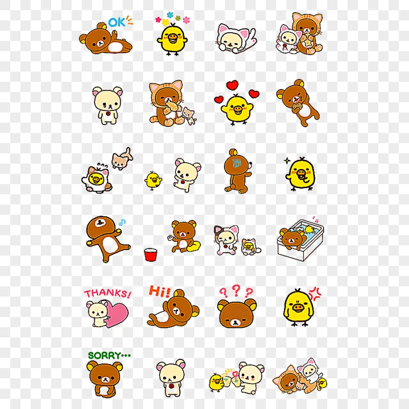 png clipart disney tsum tsum rilakkuma sticker adhesive tape line line text emoticon
