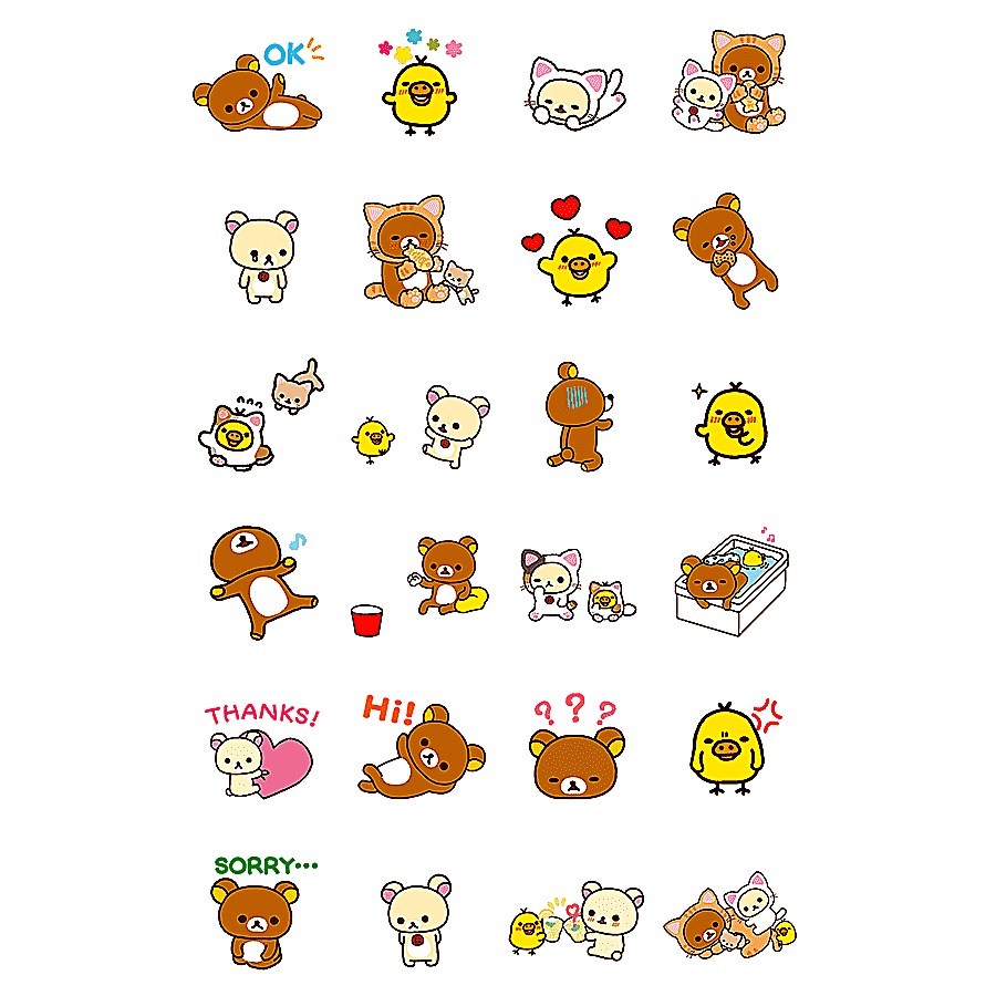 png clipart disney tsum tsum rilakkuma sticker adhesive tape line line text emoticon