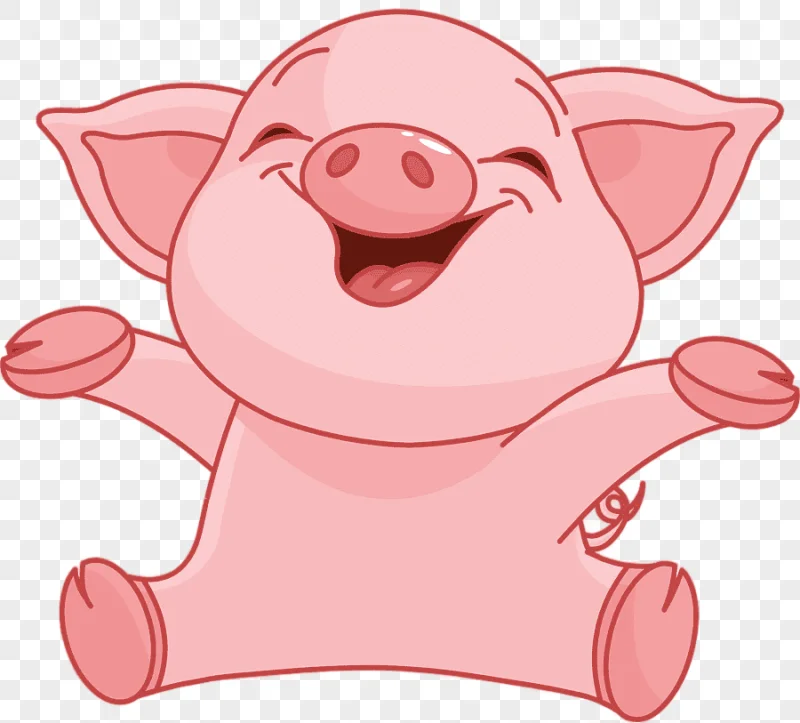 png clipart domestic pig cartoon pig mammal animals