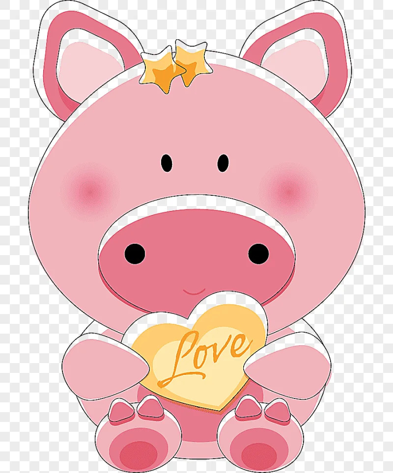 png clipart domestic pig teddy bear cute cartoon animals love cartoon character