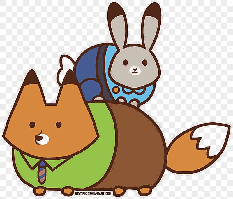 png clipart domestic rabbit silver fox rabbit easter bunny pusheen drawing fox food cartoo