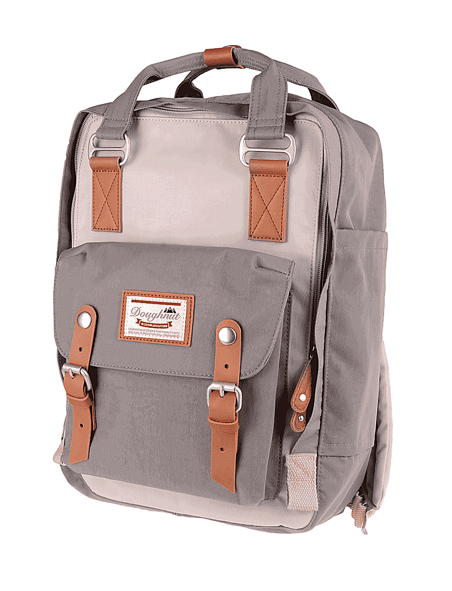 png clipart doughnut macaroon donuts backpack macaron light grey brown luggage bags