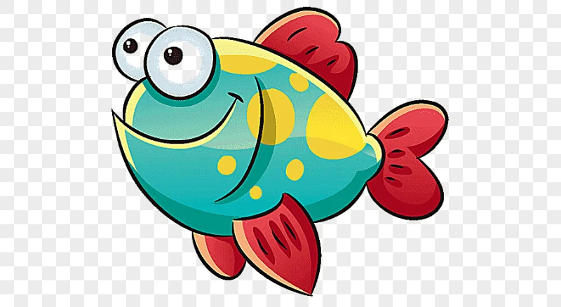 png clipart drawing cartoon aquatic animal fish fish animals ocean