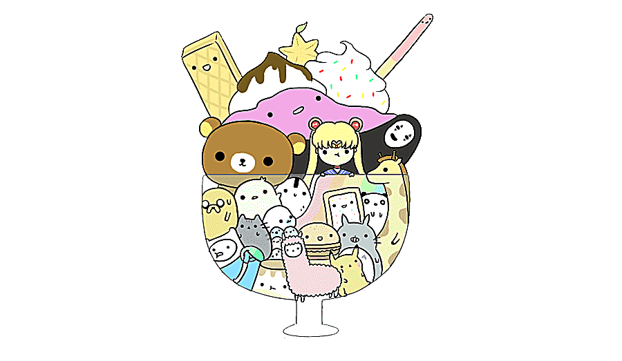 png clipart drawing doodle kavaii pusheen watercolor llama food chibi