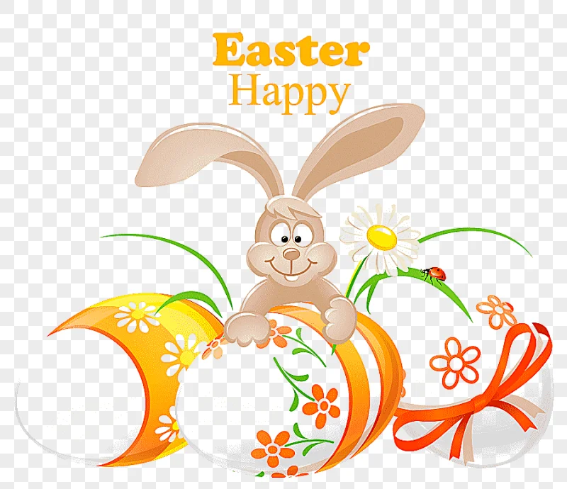 png clipart easter bunny easter egg easter background material ribbon food
