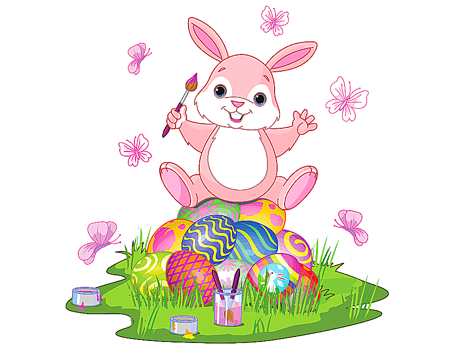 png clipart easter bunny easter egg easter bunny with eggs and grass flower fictional char