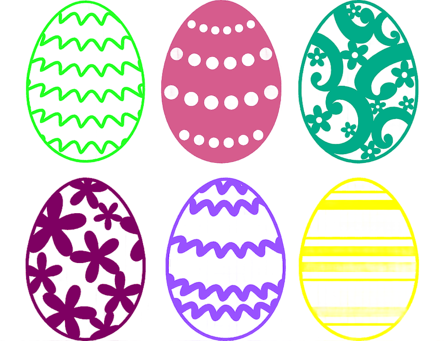 png clipart easter bunny easter egg easter cross purple template