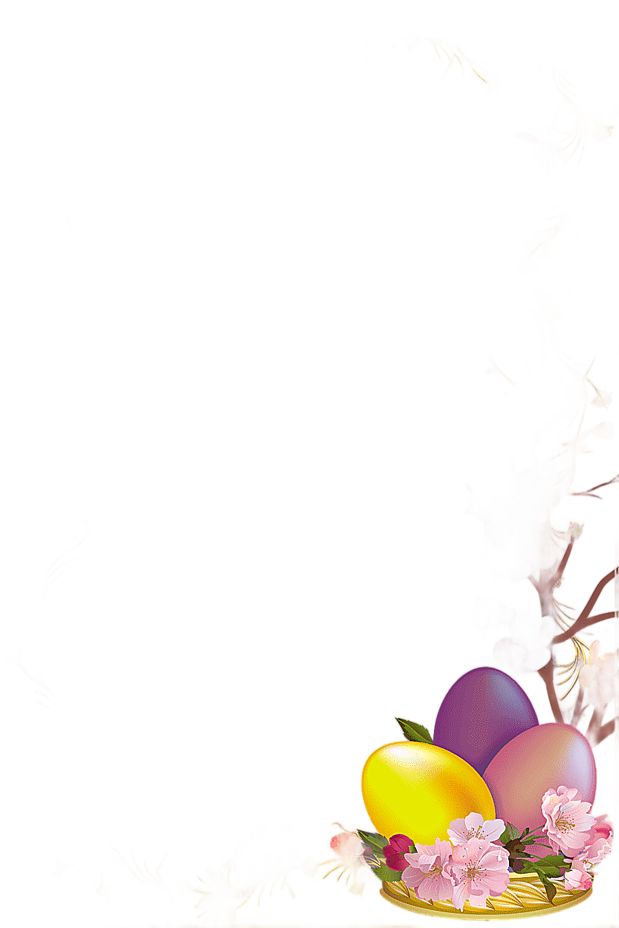 png clipart easter bunny easter egg egg hunt easter egg border flower arranging branch