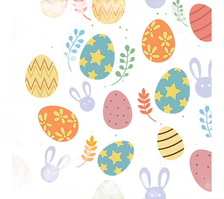 png clipart easter bunny easter egg pattern easter elements holidays textile