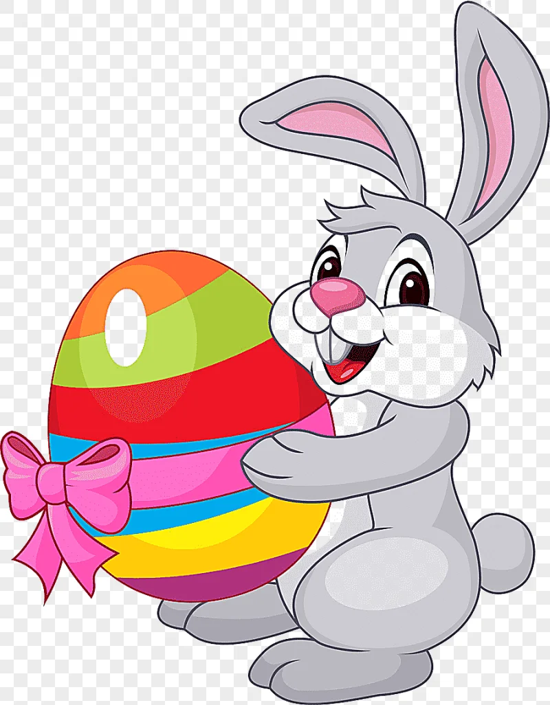png clipart easter bunny easter egg rabbit bunny holding egg mammal child