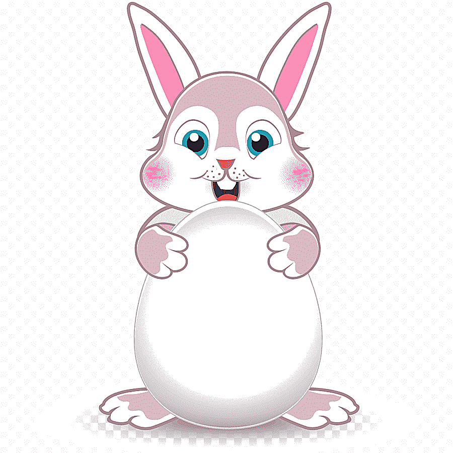 png clipart easter bunny holding egg easter bunny rabbit easter egg bunny bunny material p