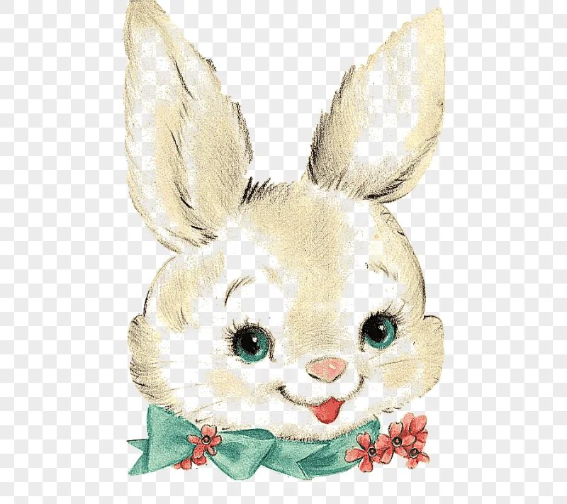 png clipart easter bunny rabbit cute bunny white painted